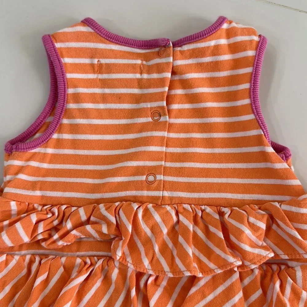 Bundle of 2 Baby Girls Romper Ralph Lauren Size 3 and 9 Month